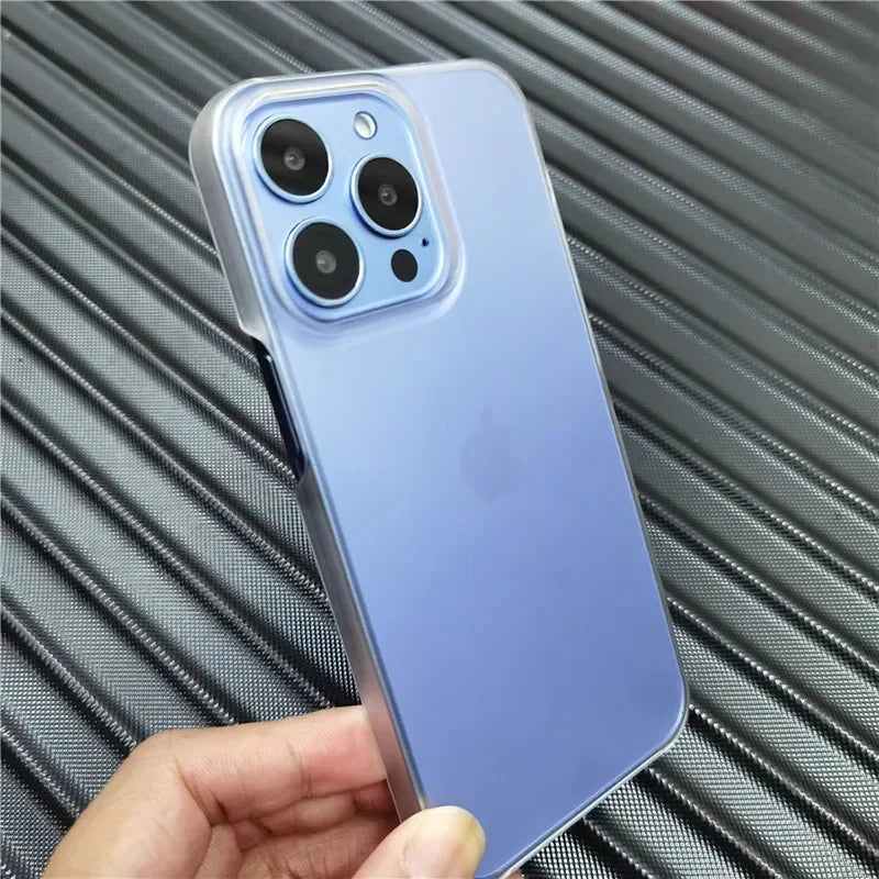 Luxury Candy Color Ultra Thin Hard Back Cover Case For iPhone 16 15 14 Plus 13 Pro Max SE 2 3 Matte Half-Pack PC Shell Coque