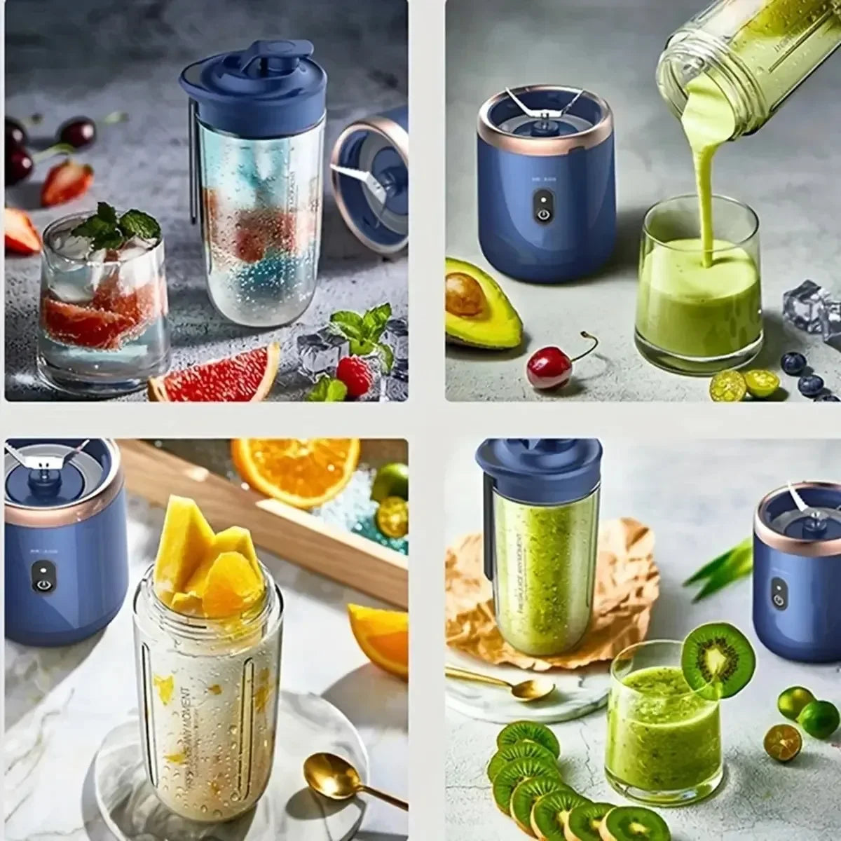 USB Portable Blender – Make Fresh Juice Anywhere in 30 Seconds