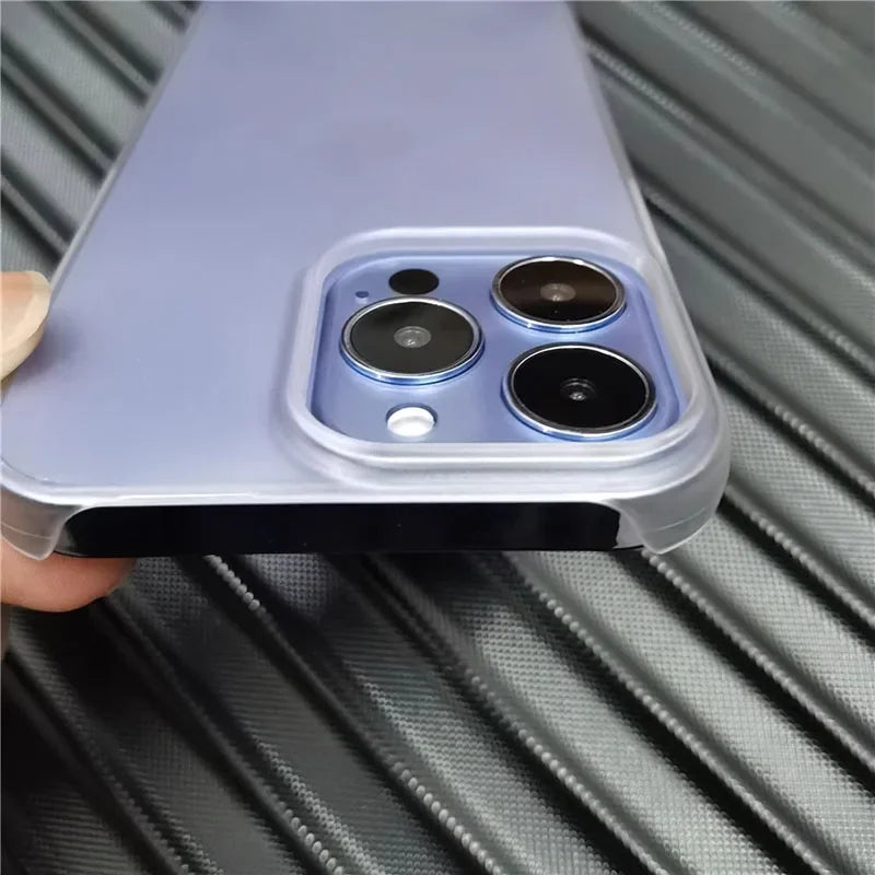 Luxury Candy Color Ultra Thin Hard Back Cover Case For iPhone 16 15 14 Plus 13 Pro Max SE 2 3 Matte Half-Pack PC Shell Coque