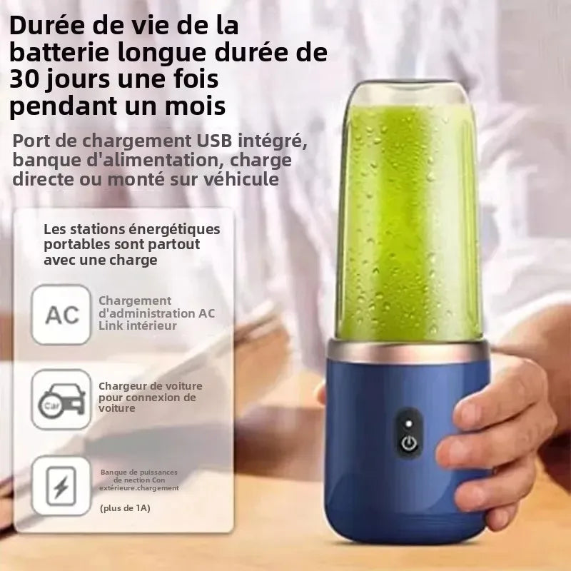 USB Portable Blender – Make Fresh Juice Anywhere in 30 Seconds