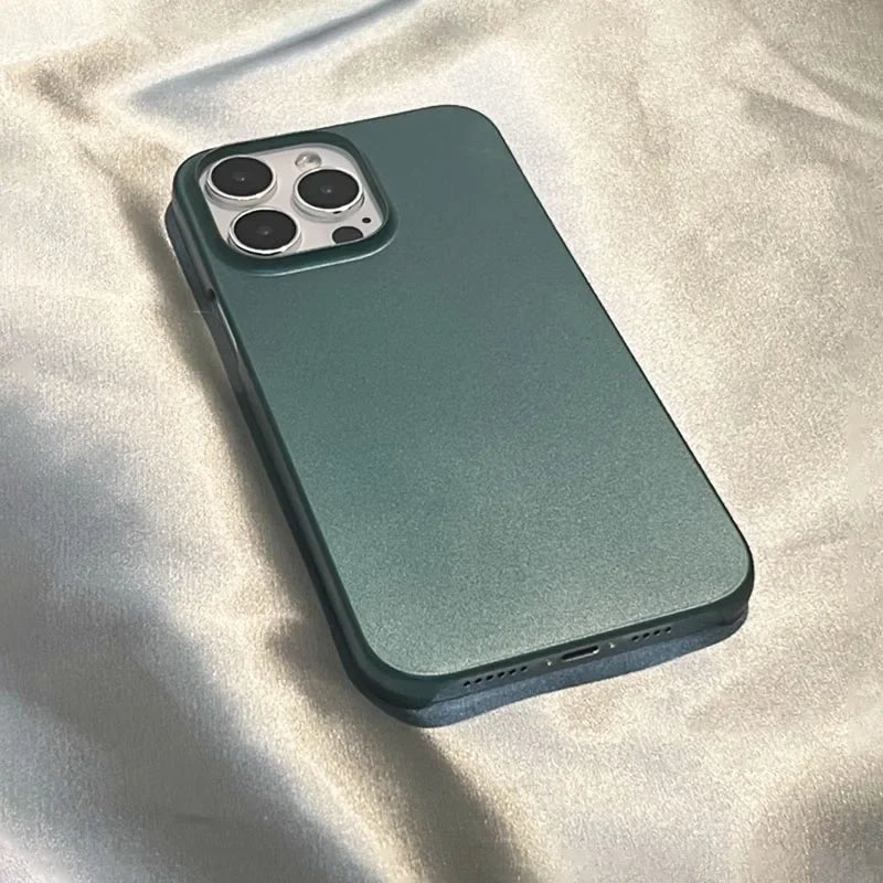 Luxury Candy Color Ultra Thin Hard Back Cover Case For iPhone 16 15 14 Plus 13 Pro Max SE 2 3 Matte Half-Pack PC Shell Coque